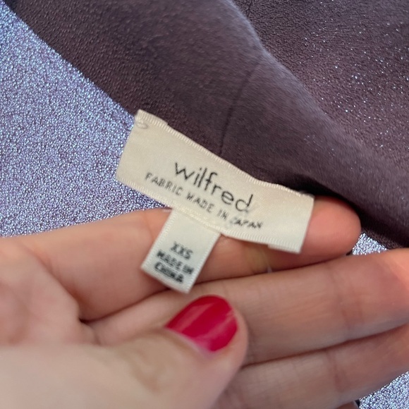 Aritzia wilfred nuit sleeveless  top in eggplant colour - Picture 6 of 10